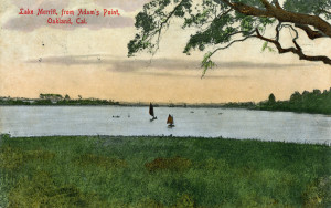 Lake Merritt, from Adam's Point, Oakland, California, mailed in 1908